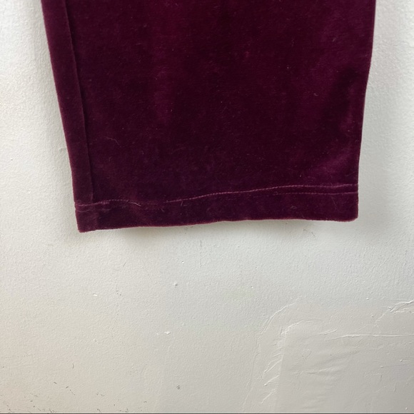 SBJ Active Maroon Velour Joggers Size L - Picture 6 of 7